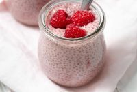 Velvet Raspberry Chia Treat