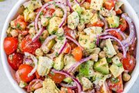 Sun-Kissed Mediterranean Artichoke Tomato Salad