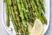 Charred Asparagus with Zesty Lemon-Garlic