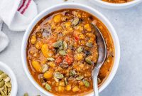 Harvest Pumpkin Turkey Chili
