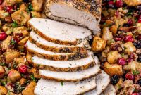 Golden Herb Roasted Sheet Pan Turkey Breast