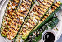 Sweet and Tangy Grilled Zucchini