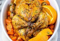 Maple-Kissed Roasted Whole Chicken