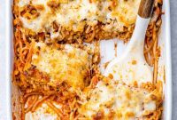 Golden Baked Spaghetti Supreme