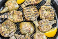 Smoky Grilled Artichoke Halves