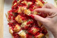Jeweled Cranberry Pull-Apart Bread