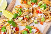 Fiesta Chicken Tostadas