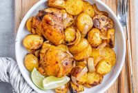 Garlic Herb Roasted Chicken and Potatoes