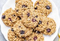 Soft-Baked Blueberry Oatmeal Cookies