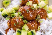 Sticky Teriyaki Turkey Meatballs