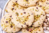 Decadent Pistachio Chocolate Chip Cookies