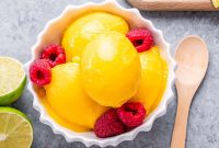Tropical Mango Sorbet