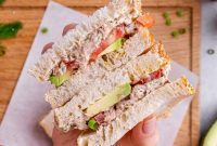 Effortlessly Delicious Tunacado Sandwich