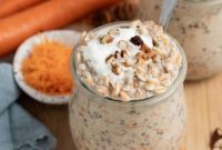 Spiced Carrot Cake Overnight Oats