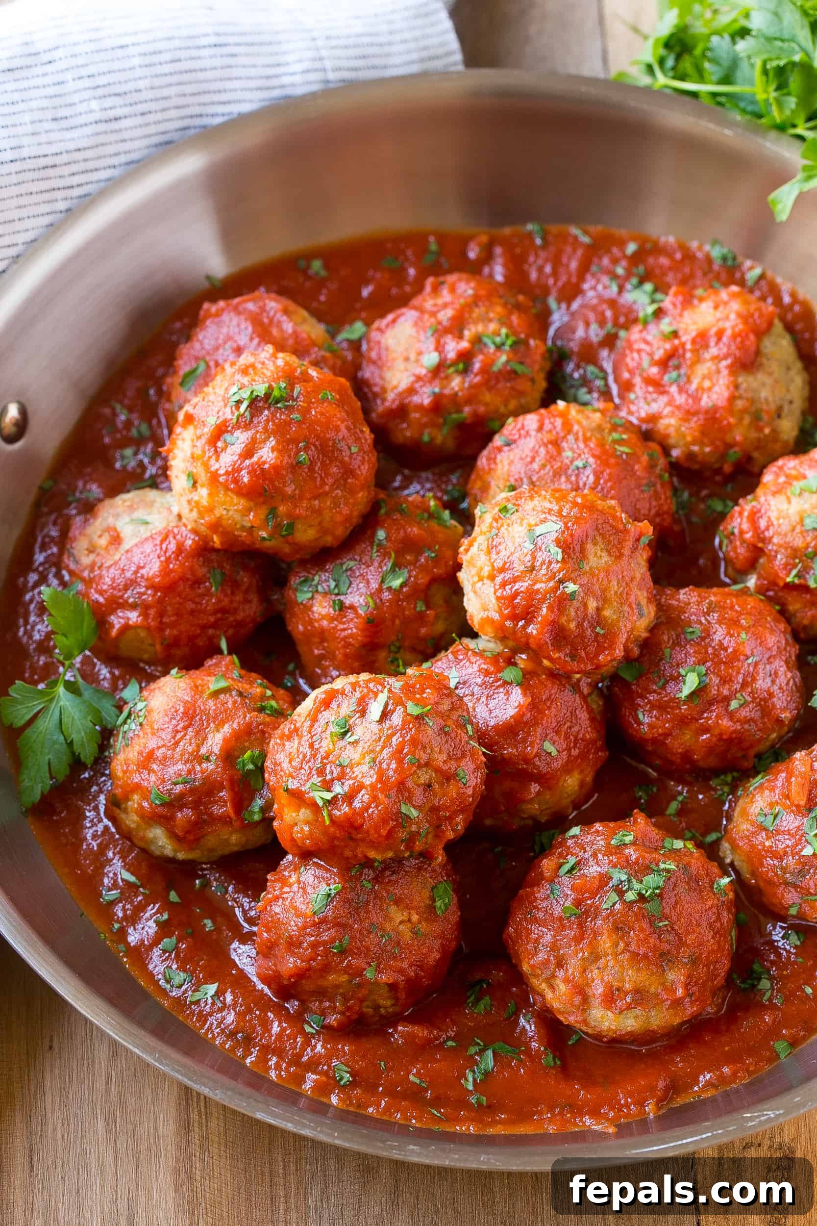 Homemade turkey meatball recipe photo
