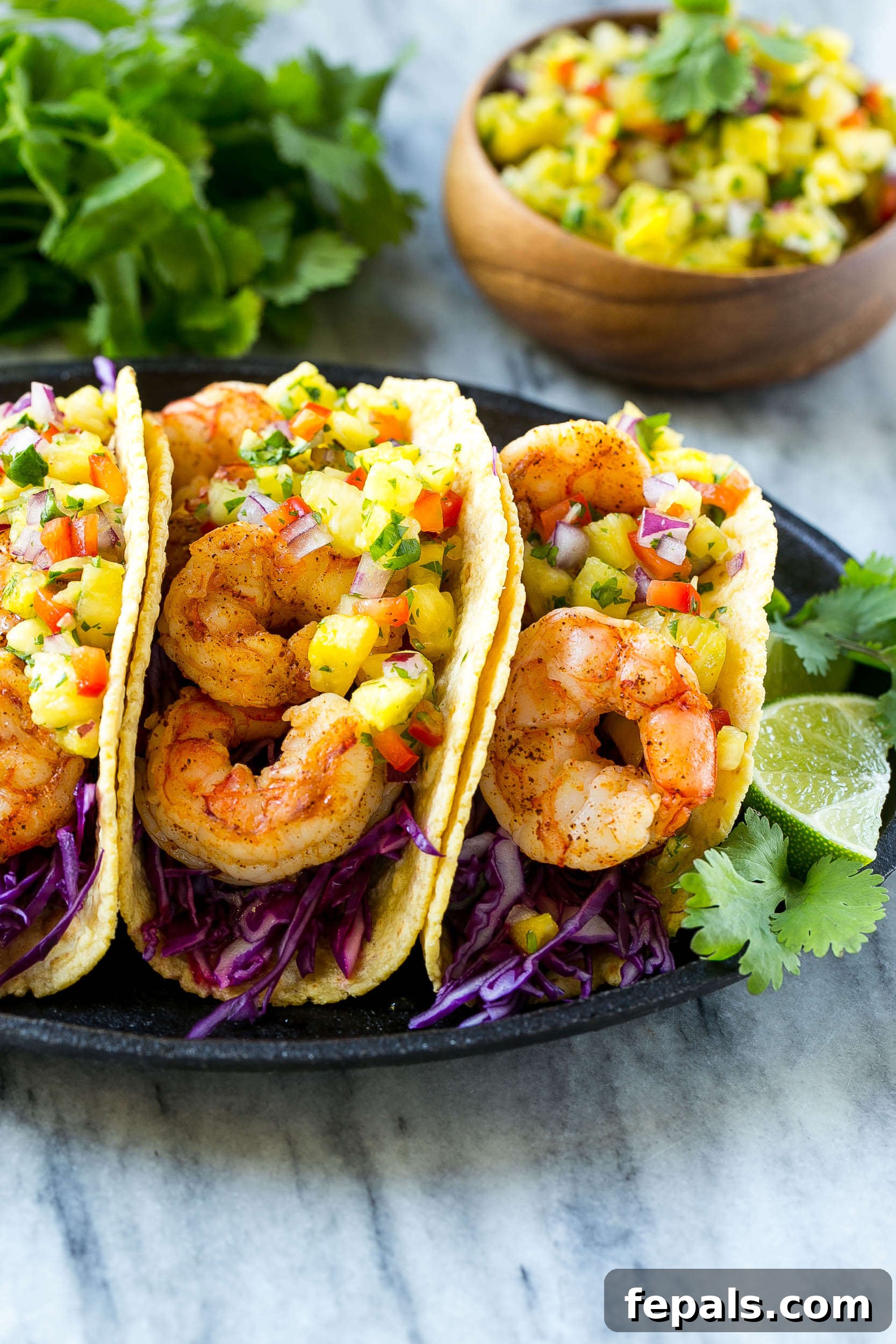 three easy shrimp taco s