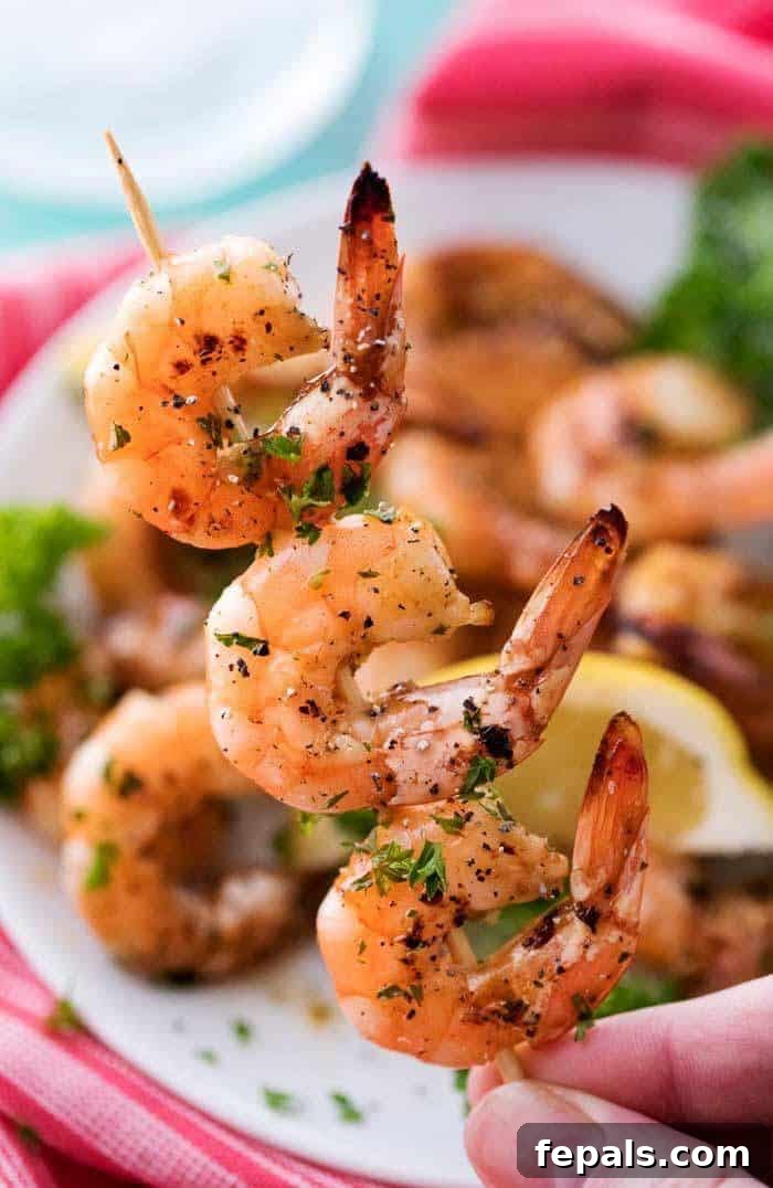 Honey Lemon Grilled Shrimp Marinade Close-up of marinated honey lemon shrimp ready for grilling or broiling