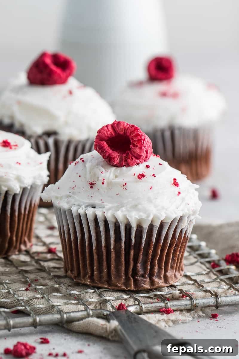Best Keto Chocolate Cupcakes topped with Cream Cheese Frosting