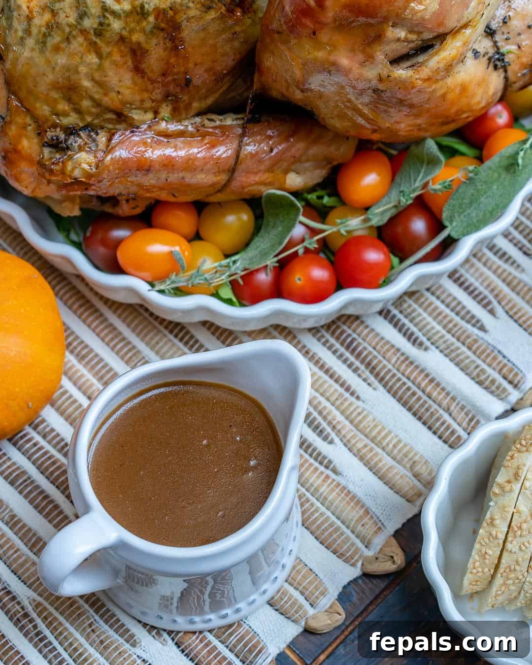 Guilt-Free Turkey Gravy 5 Delicious turkey gravy
