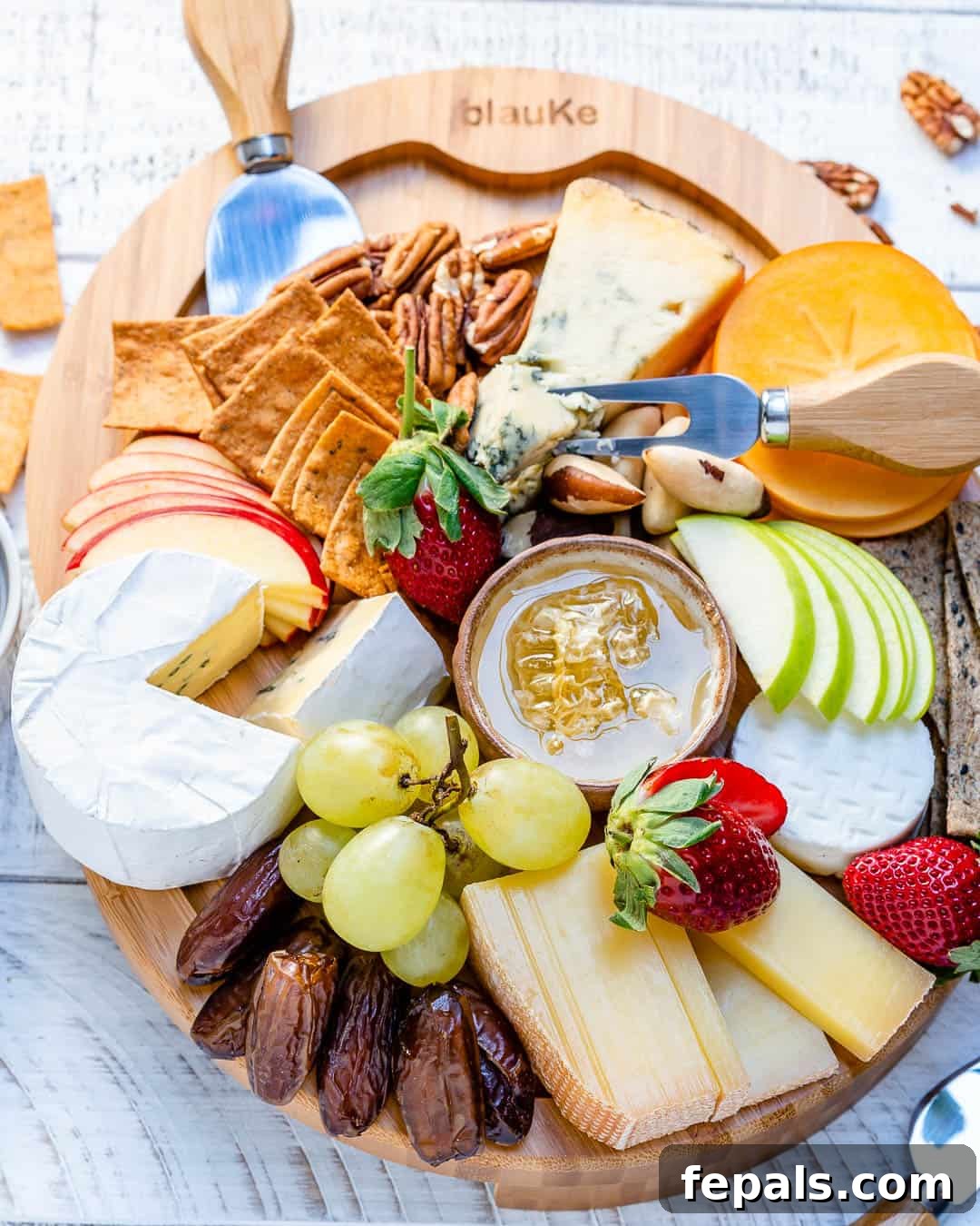 Mastering the Art of the Cheese Board 3 overhead shot of the Best Cheese Board