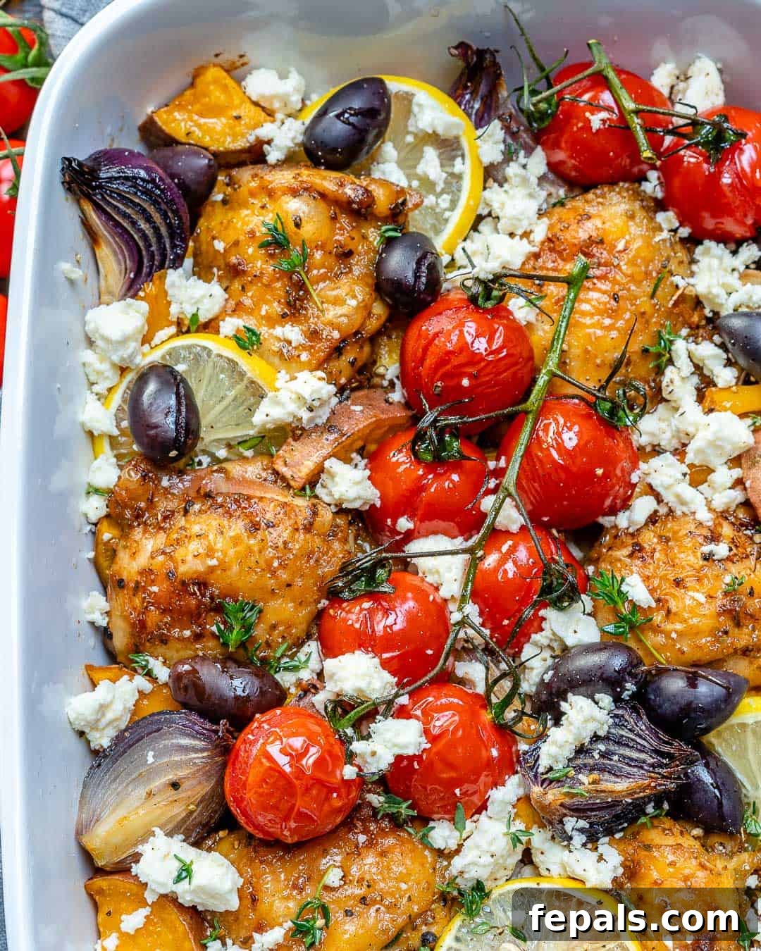 Lemon Herb Greek Chicken Bake 5 healthy greek recipe for family dinner