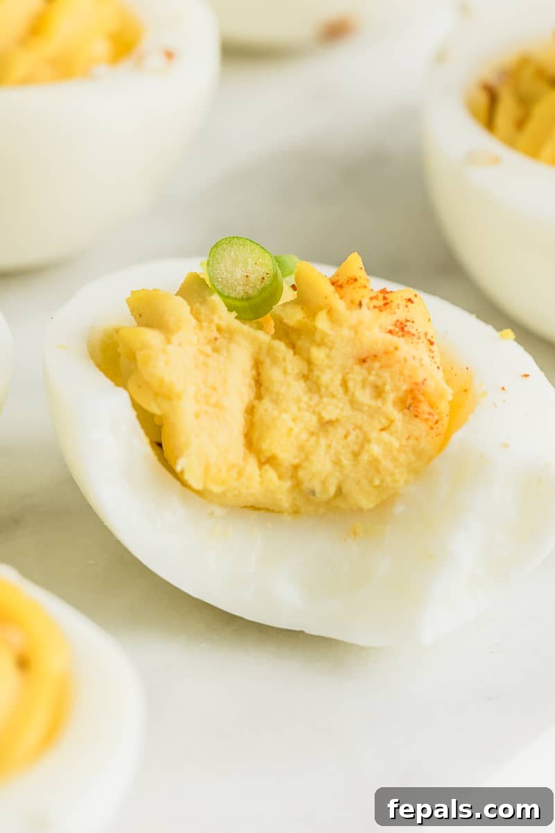 Guilt-Free Deviled Delights 5 A simple and easy deviled eggs recipe for healthy eating