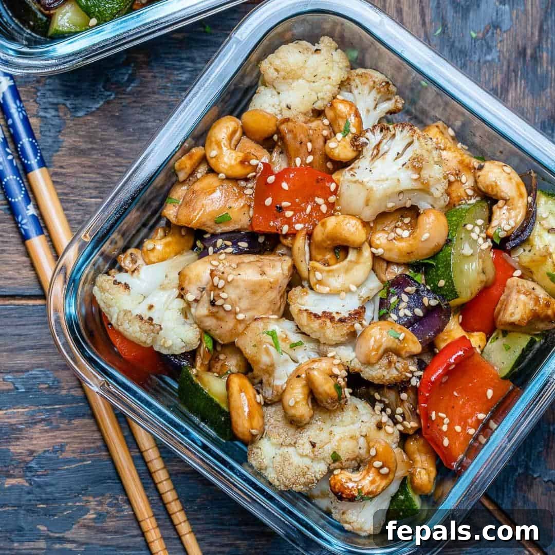 Delicious healthy chicken recipe with cashews