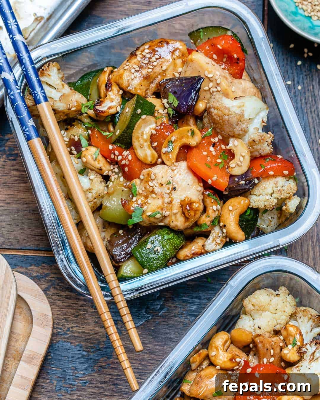 Close-up of baked chicken pieces