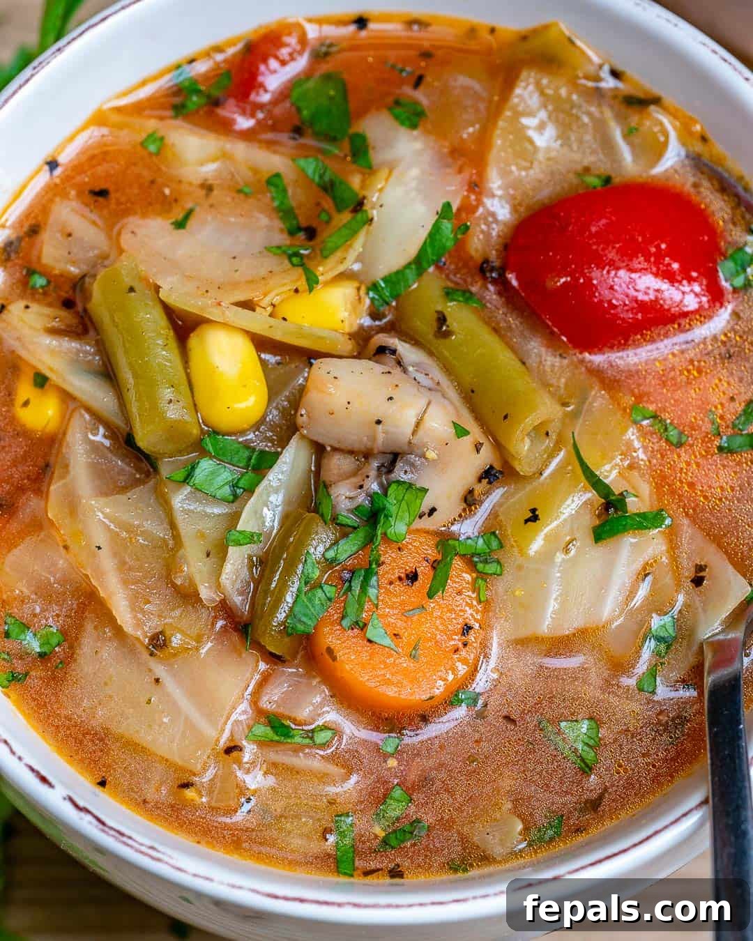 Vibrant Vegan Cabbage Cleanse 3 vegan cabbage soup recipe ready to serve