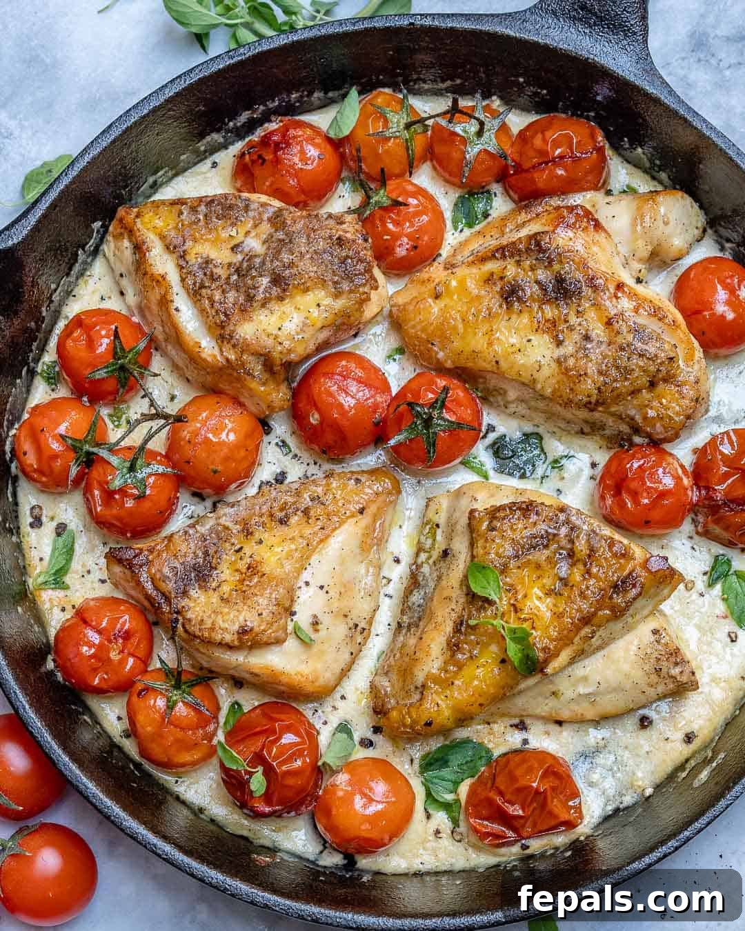 Golden Skillet Creamy Garlic Chicken 8 Keto friendly creamy garlic chicken recipe
