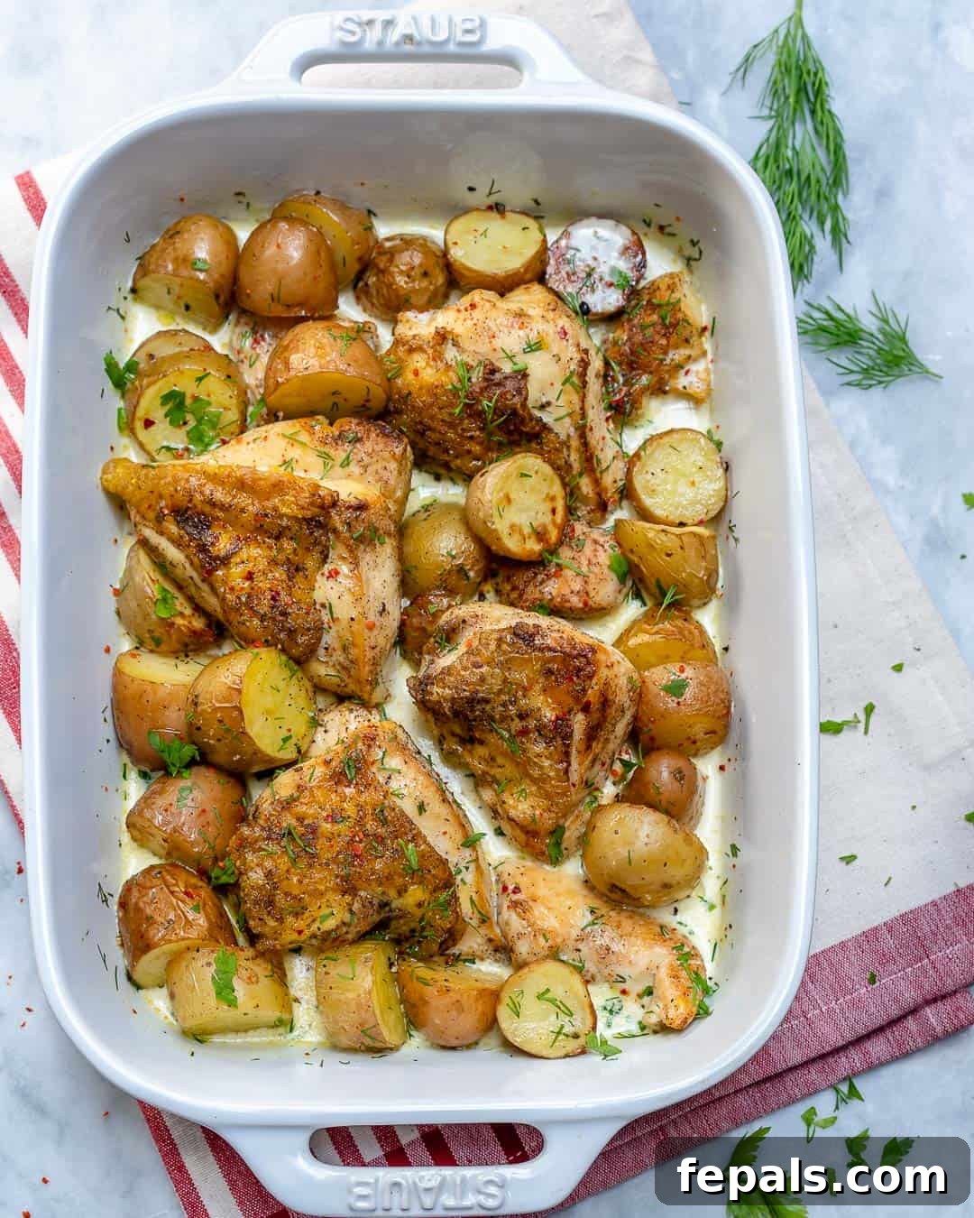 Creamy Chicken Potato Bake