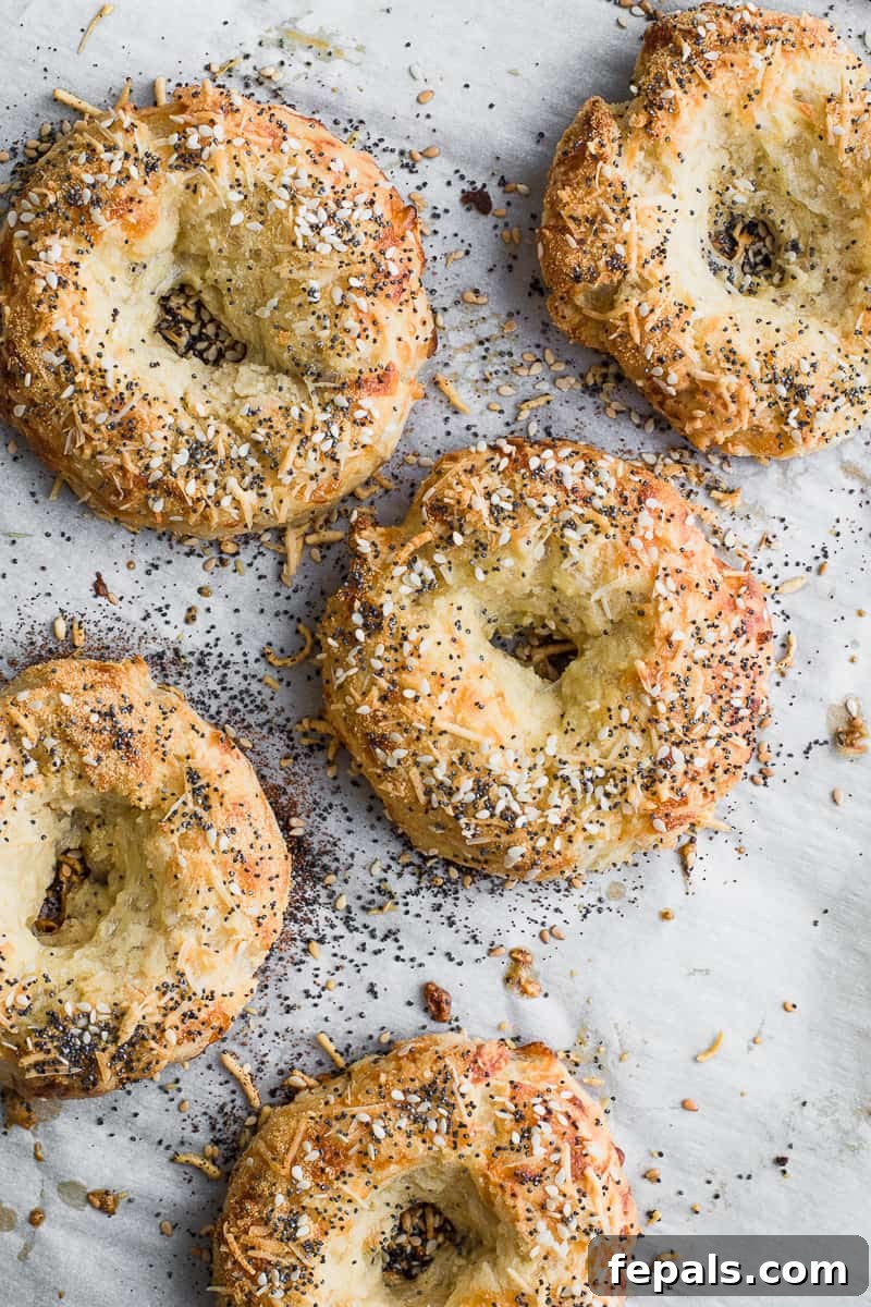 Perfect Keto Bagels 2 Easy Keto Everything Bagels, perfect for a low-carb breakfast or snack.