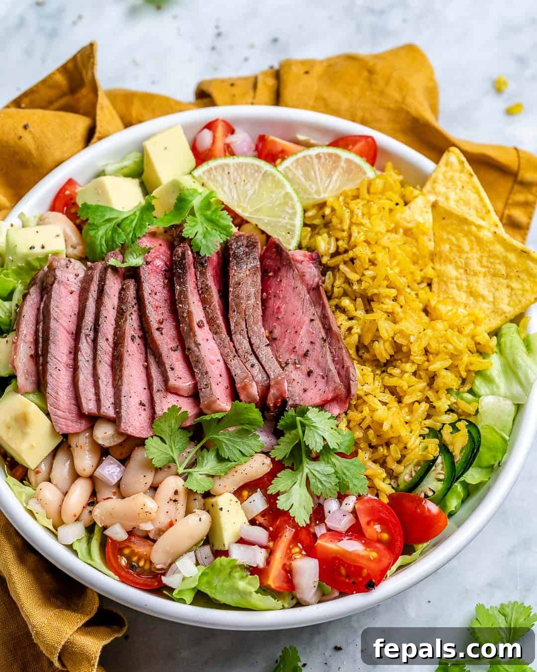 carne asada steak bowl recipe