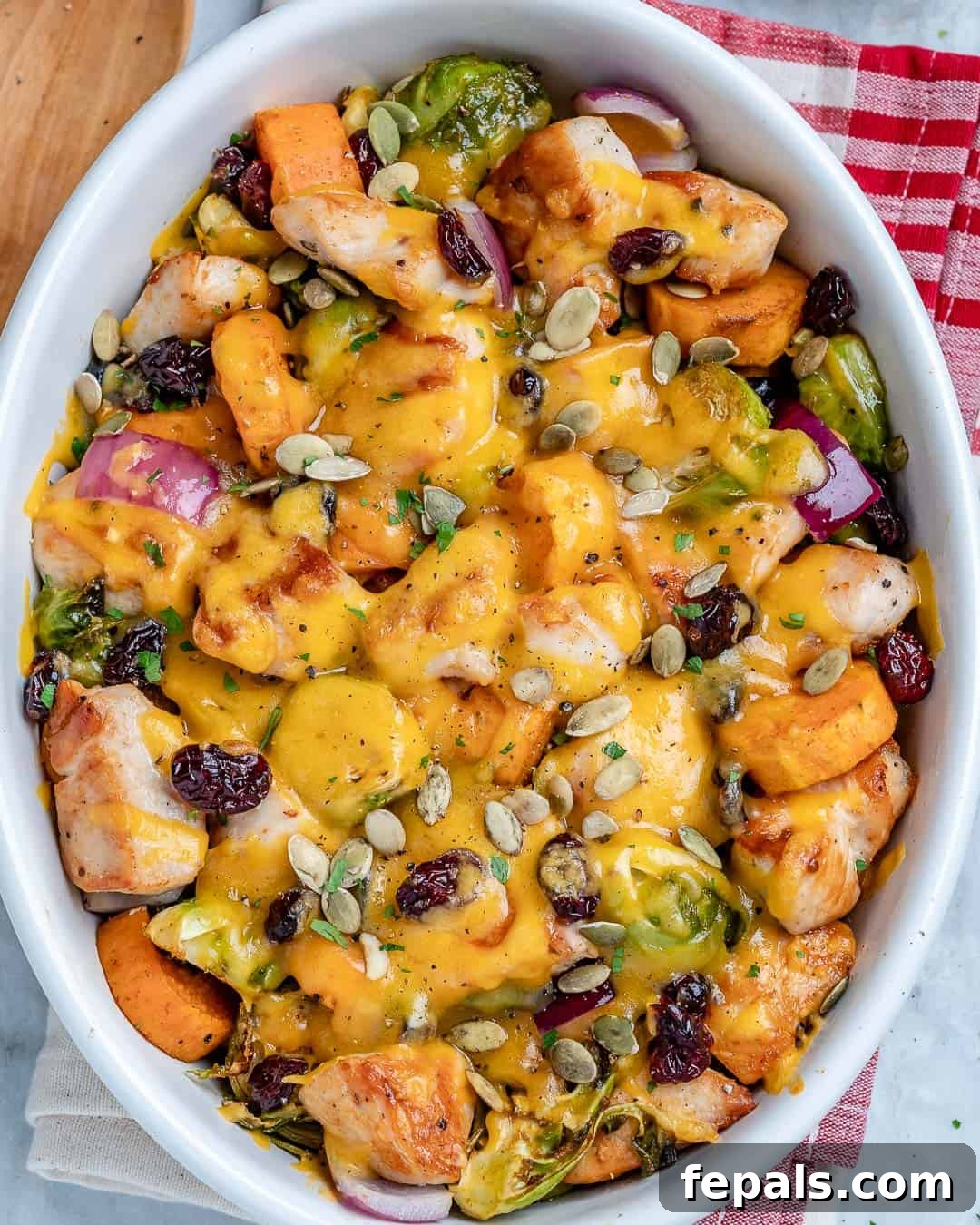 Golden Autumn Chicken Bake 2 chicken and veggie recipe