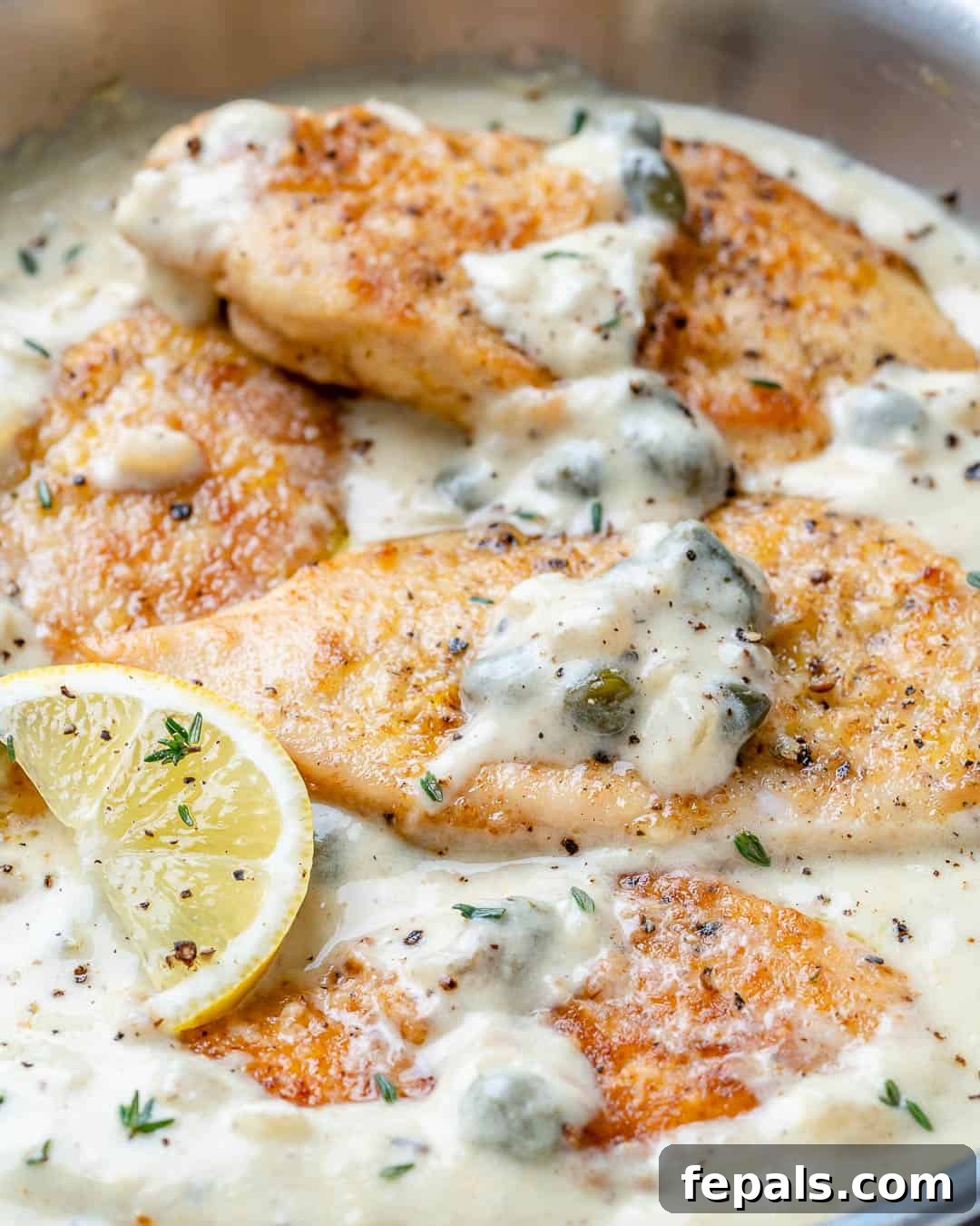 Effortless Creamy Chicken Piccata 6 LEMON CHICKEN PICCATA
