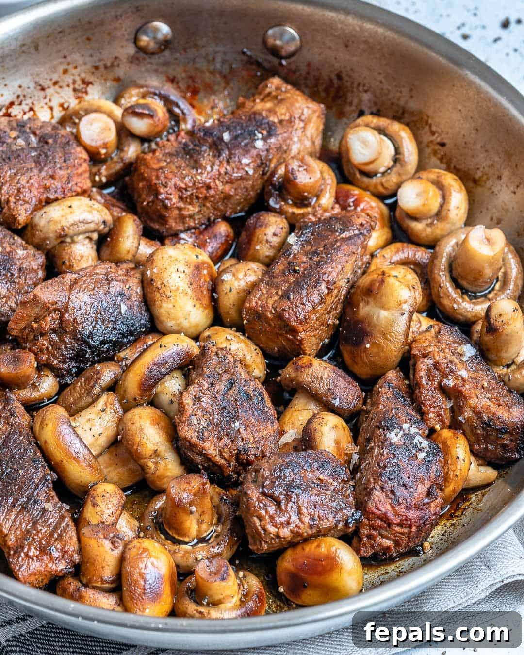 Umami Mushroom Steakette Bites 8 Savory Steak Bites with Mushrooms for Dinner