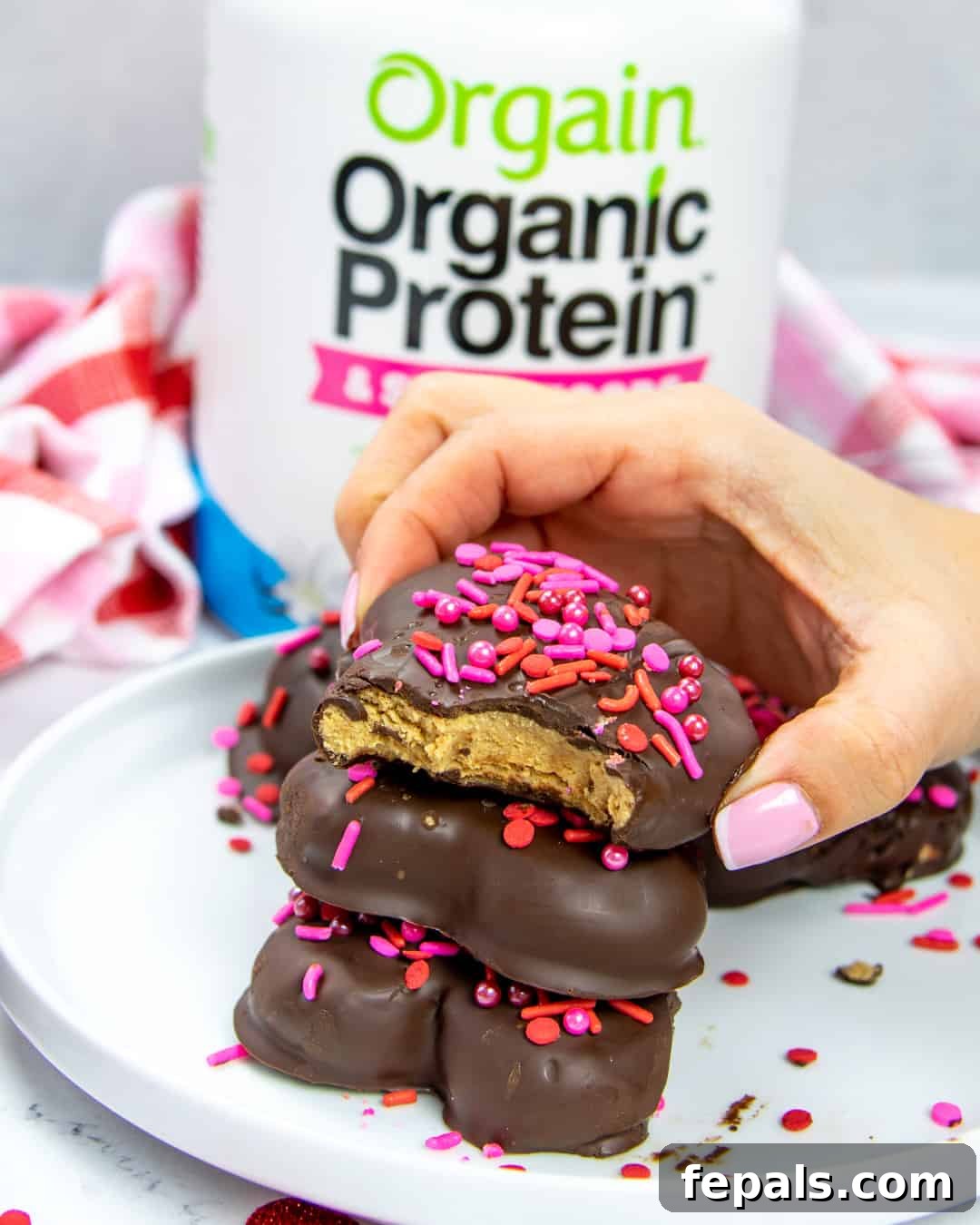 Chocolate Peanut Butter Protein Bites 6 peanut butter dessert