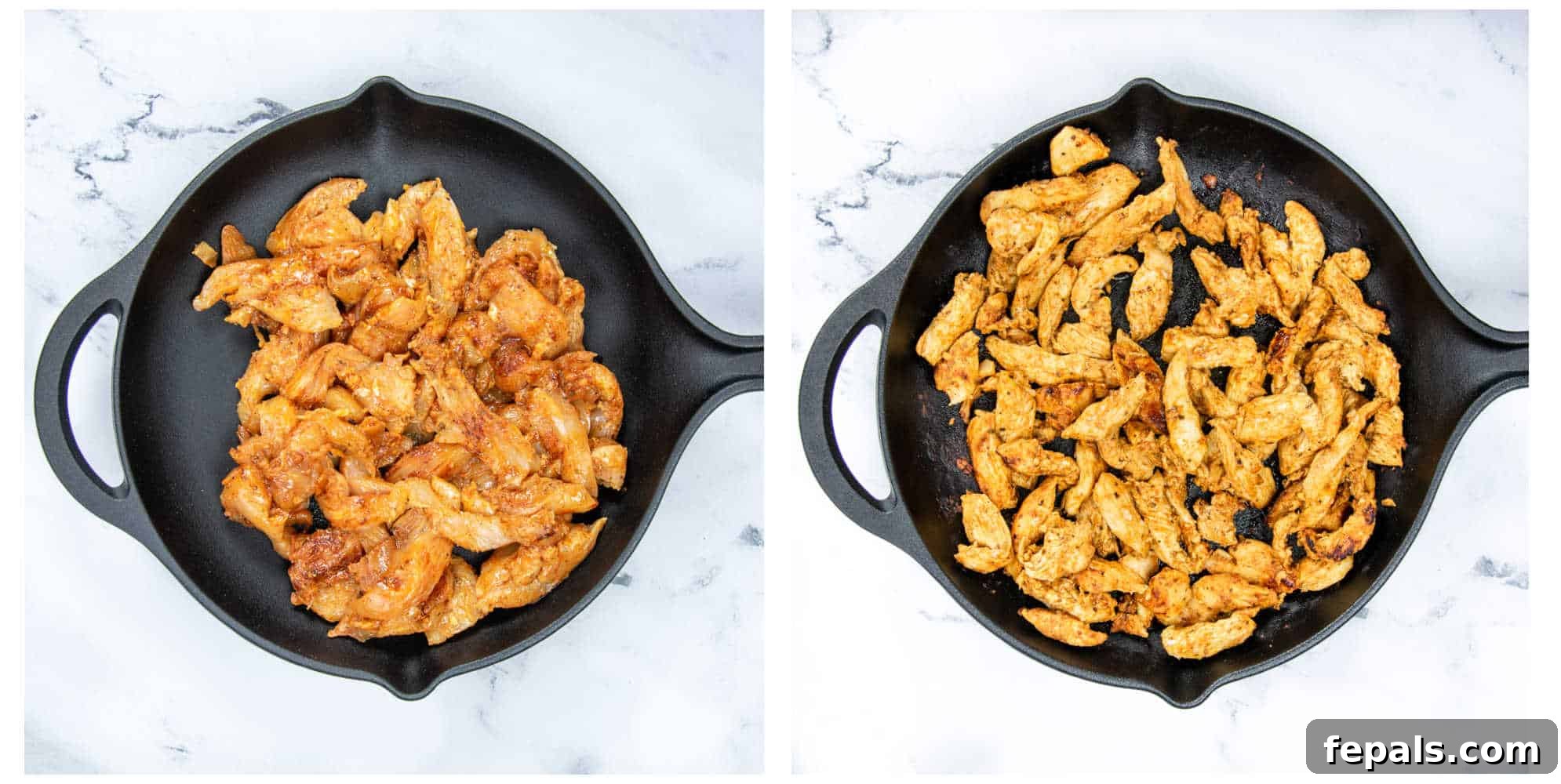 low carb chicken fajita