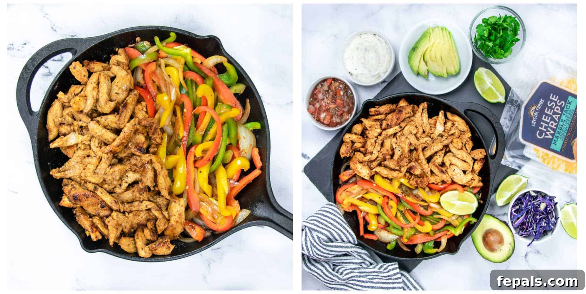 healthy chicken fajitas recipe