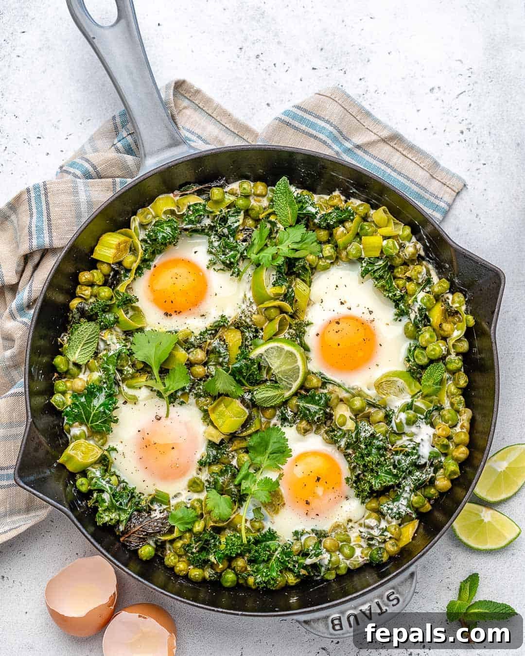 easy green shakshuka recipe for breakfast