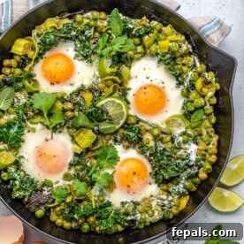 easy green shakshuka