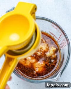 Savory Thai Peanut Sauce 10 Add fresh lime juice to ingredients.
