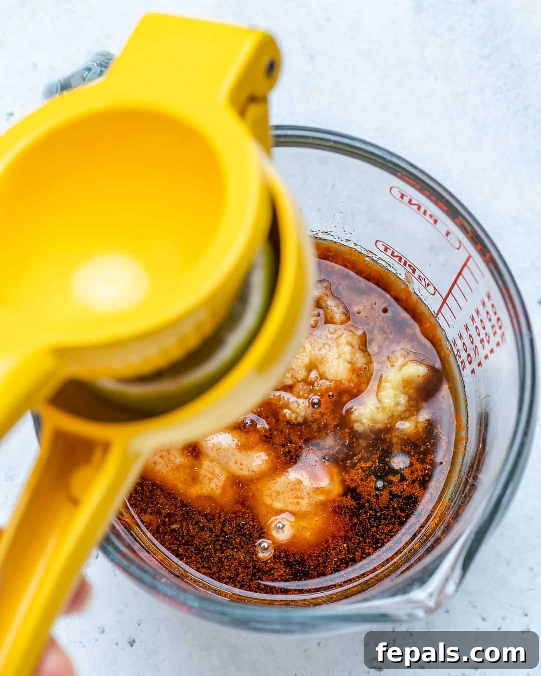 Savory Thai Peanut Sauce 4 Add fresh lime juice to ingredients.