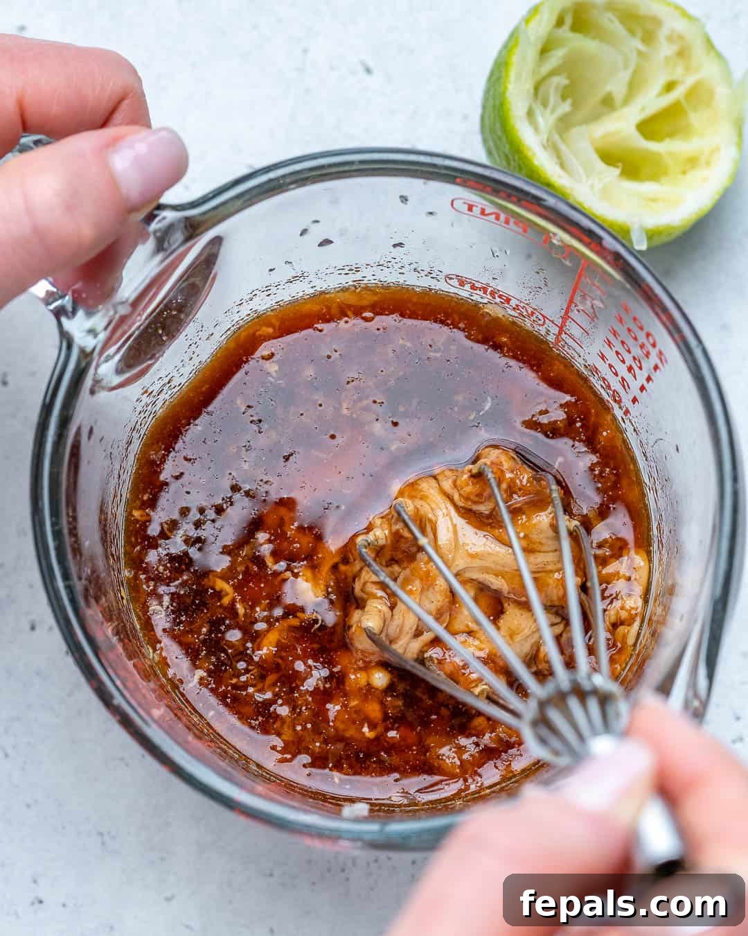 Savory Thai Peanut Sauce 5 Stir with a whisk until well combined.