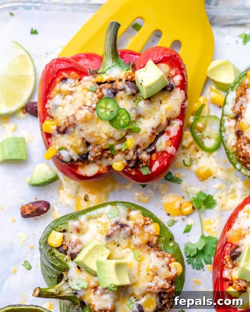 easy stuffed peppers recipe