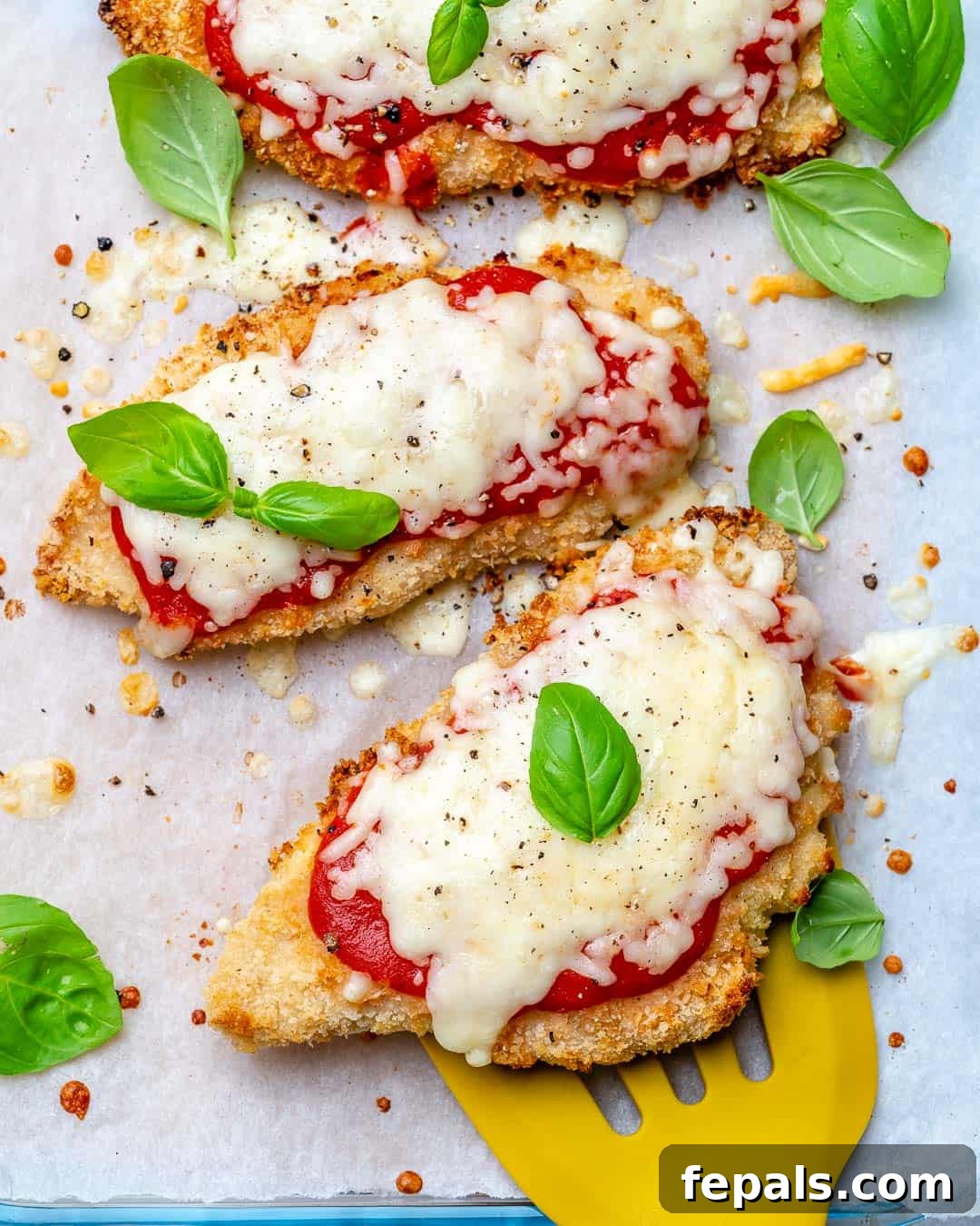Crispy Air Fryer Chicken Parmesan 7 Oven baked chicken parmesan recipe for family dinner
