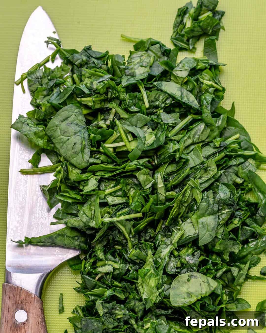 Spinach Ricotta Pasta Pockets 4 chopped greens