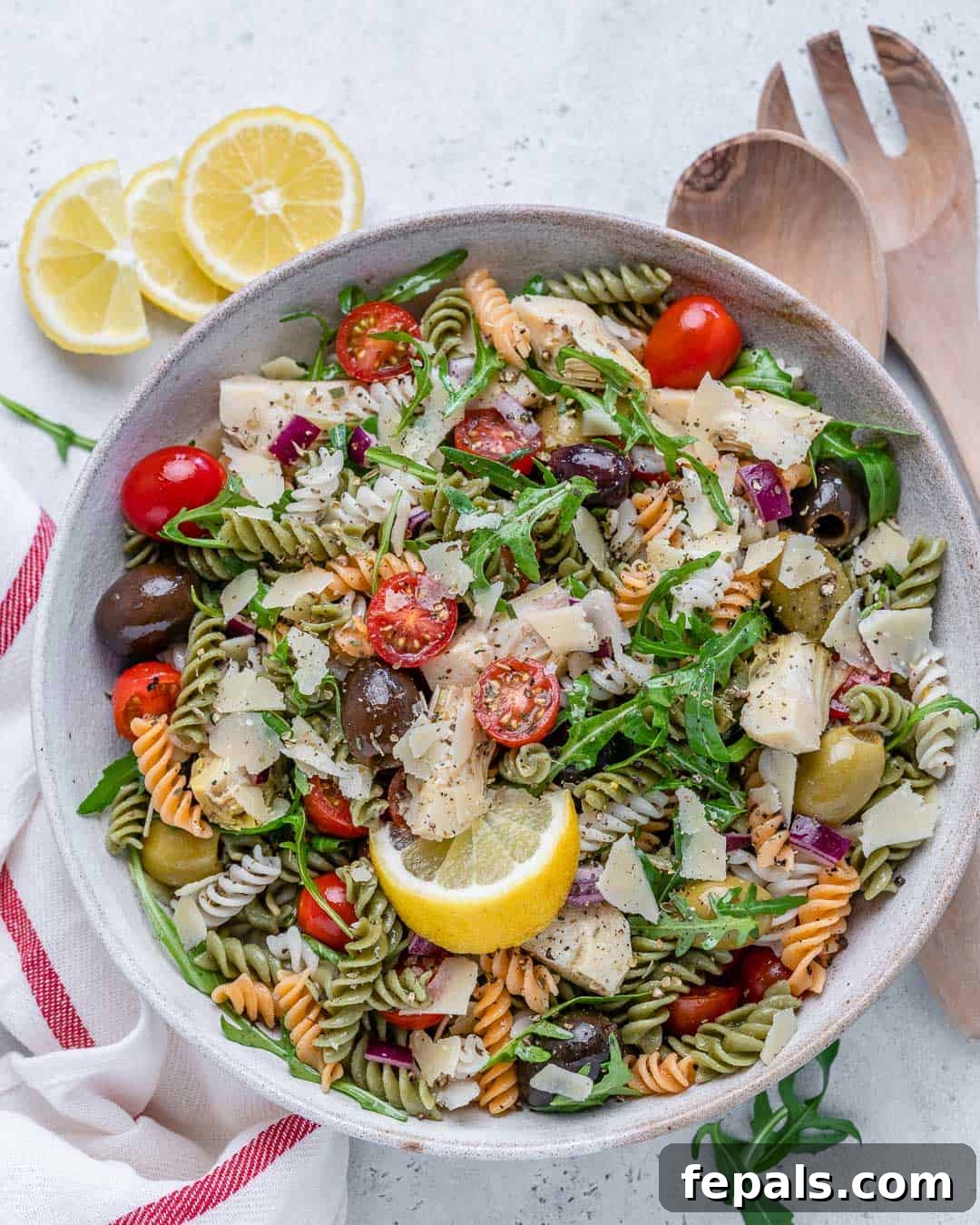 easy vegetarian pasta salad recipe