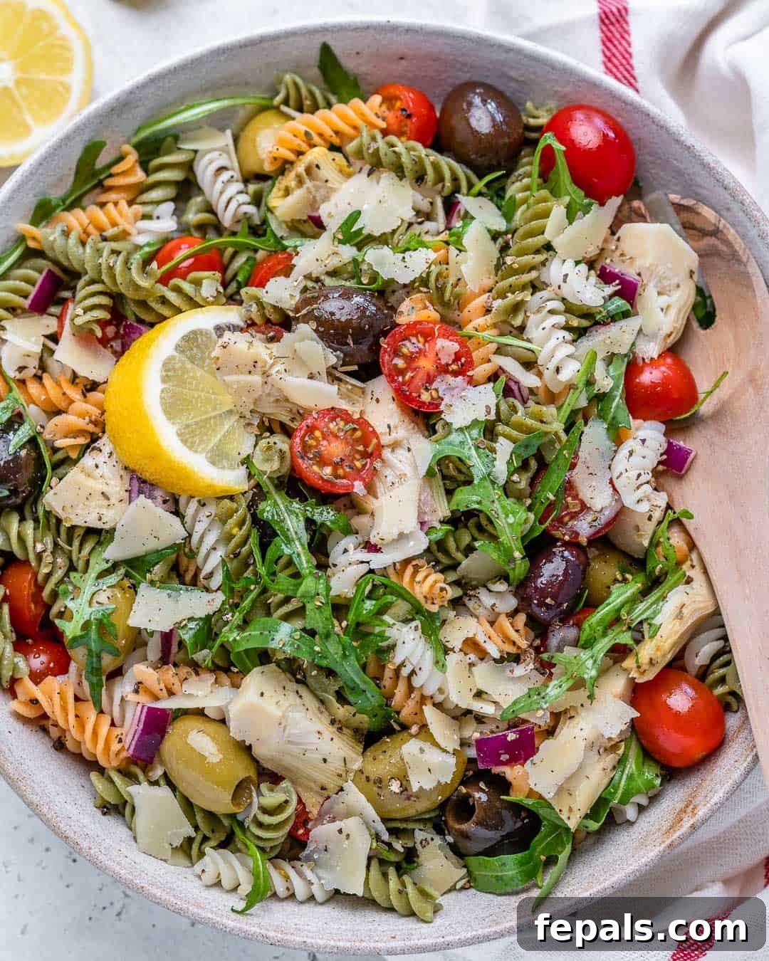 healthy vegetarian pasta salad recipe