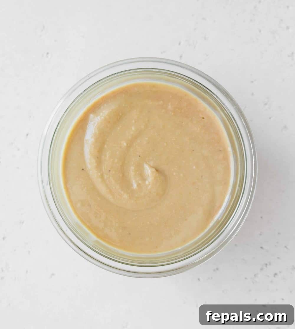 top view cashew butter in a jar